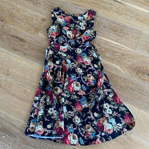 Fit and Flare Floral Dress